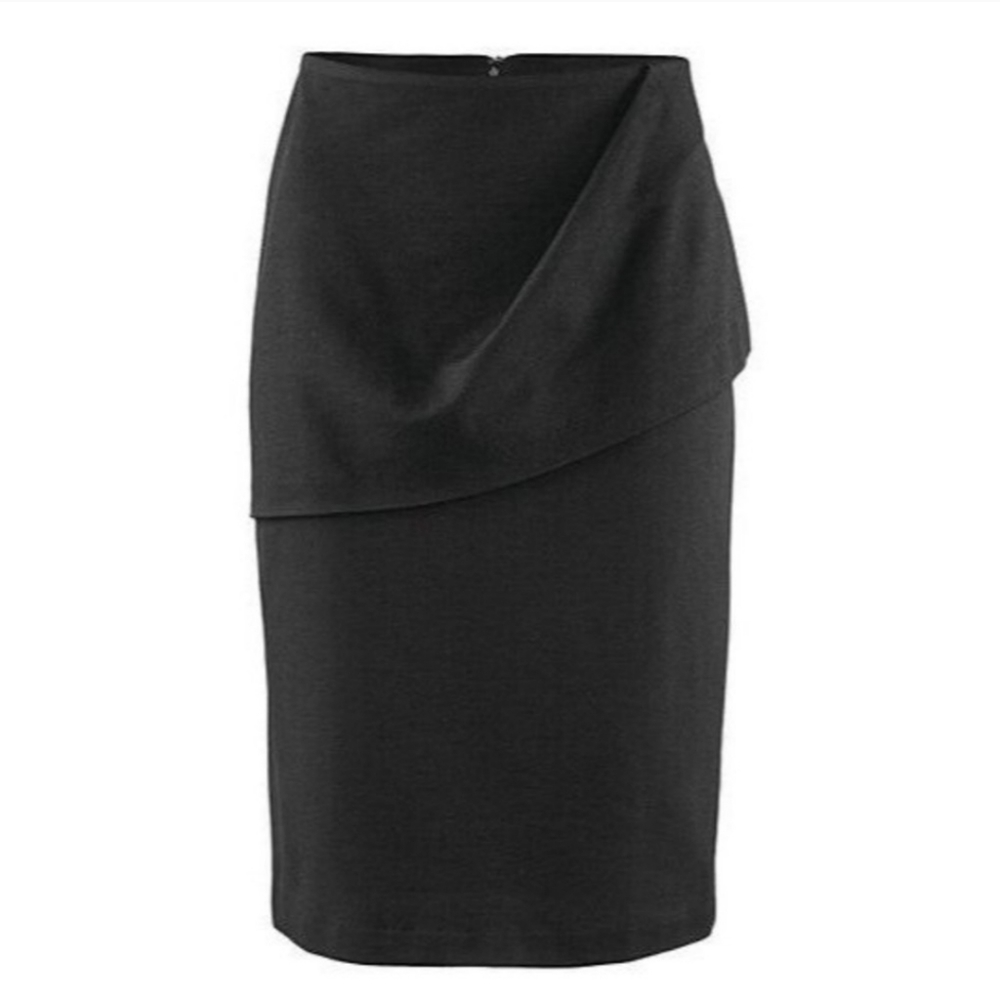 COPY - Cabi knee length black pencil skirt.